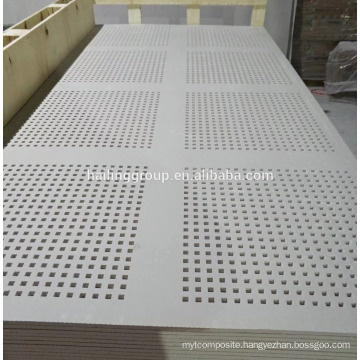 Gypsum isolation board acoustic perforated gypsum board